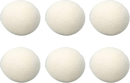Wool Drying Balls, Premium Organic Fabric Softener, Reduce Drying Time, Reduce Static Electricity, Reusable, Wool Dryer Balls with Absorption,for Shortening Drying Time (5cm)
