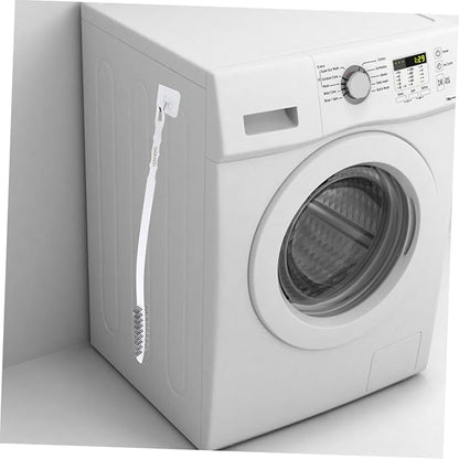 2pcs Flexible Washing Machine Cleaning Brush Long Handle Drum Dryer Vent Cleaner for Efficient Household Use Front Load Washers and Appliance Maintenance
