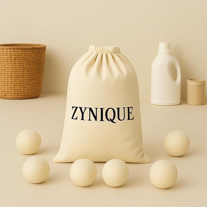 Wool Dryer Balls Pack of Six – Organic Reusable Laundry Softener Wool Dryer Balls