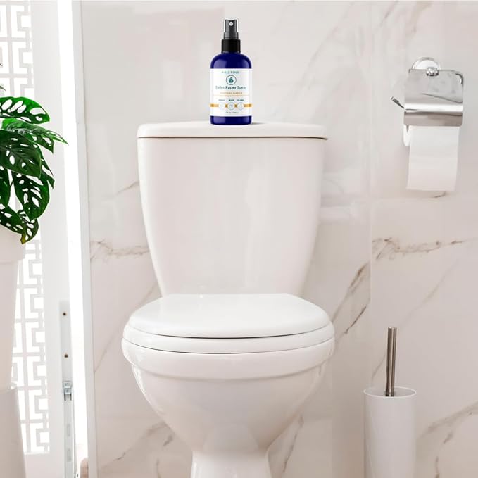 PRISTINE Toilet Paper Spray - As Seen on Shark Tank, More Natural Personal Cleansing Wipes & Flushable Wet Wipes Alternative, Spray Toilet Paper to Create Flushable Wipe, Tropical Mango, 1 fl oz
