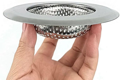 4 Pack Kitchen Sink Strainer Stainless Steel, Kitchen Sink Drain Strainer, Sink Strainers for Kitchen Sinks with Large Wide Rim 4.5" Diameter