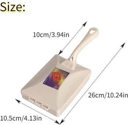 Carpet Debris Brush Carpet Brush,Handheld Carpet Table Double Roller Brush Head Carpet Table Brush Pet Hair Cleaning Brush Collector Brush