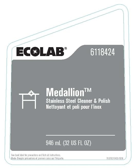 Ecolab Medallion™ Stainless Steel Cleaner & Polish