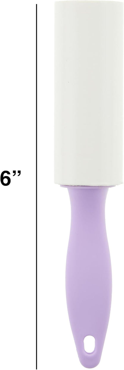 Expressions 5pc Mini Lint Rollers Value Pack - Colorful Compact Mini Lint Roller for Travel, Household Essentials Pet Hair Removal Tool & Lint Removers for Clothing (POP Art)