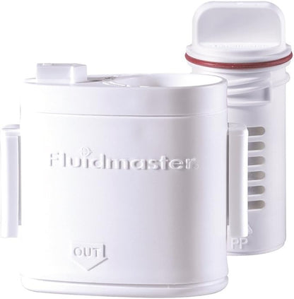 Fluidmaster 8300 Flush 'n Sparkle Automatic Toilet Bowl Cleaning System with Bleach Cartridge, 1 Count (Pack of 1) ( Packaging May Vary)