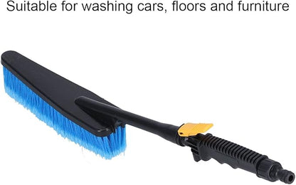 Automotive Brush, Carpet and Upholstery Cleaning Brush, Floor Brush, Scrub Brush for Car Interior and Home with Detachable Handle