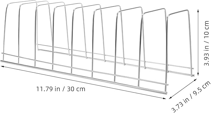 SOLUSTRE Stainless Steel Kitchen Dish Drying Rack with Utensil Holder and Drain Tray Bowl and Plate Storage Organizer for Countertop Sink Area Stable Non-Tip Design 11.81X3.93X3.74 Inches