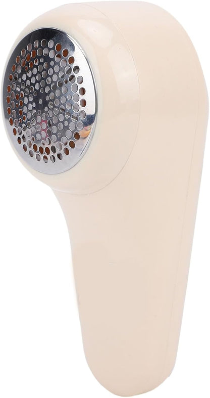 Alomejor Fabric Shaver, Electric Rechargeable Lint Remover with 6 Blades and Battery Display for Sweaters Clothing Furniture Blankets (Khaki)