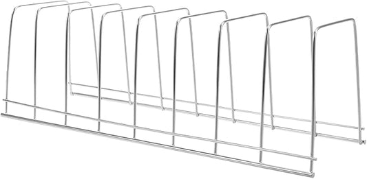 SOLUSTRE Stainless Steel Kitchen Dish Drying Rack with Utensil Holder and Drain Tray Bowl and Plate Storage Organizer for Countertop Sink Area Stable Non-Tip Design 11.81X3.93X3.74 Inches