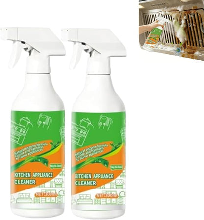 Electrolyzed Ion Kitchen Cleaner Spray,Multi-purpose Household and Kitchen Cleaning Spray Kitchen Appliance Cleaner,for Hold,Oven,Stove,Range Hood (2PCS)
