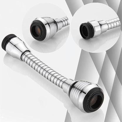 2Pcs Kitchen Faucet Extender Universal Faucet Spray Head 360° Swivel Adjustable Nozzle Spout for Bathroom Kitchen Tap Nozzle Filter Adapter