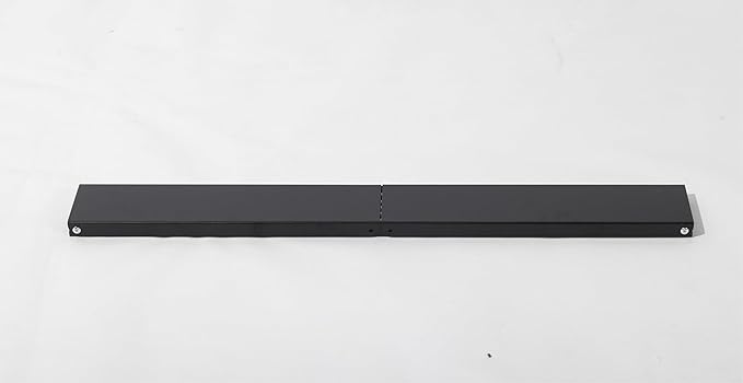 Wall Mounted Clothes Drying Rack, 32" Space Saving Foldable Laundry Drying Rack with Wall Template for Bathroom, Apartment, College Dorm (Black 5 Rods)