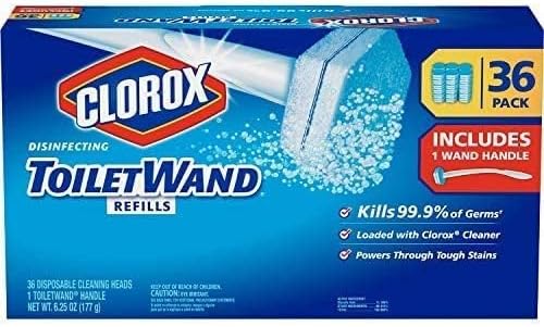 Clorox Toiletwand Refills + Wand model 30814, 36 Count(Pack of 1)
