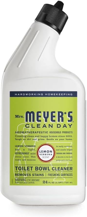 Mrs. MEYER'S Clean Day, Room Freshener, Hand Soap, Dish Soap, Multi-Surface Cleaner & Toilet Cleaner, Lemon Verbena, Variety Pack