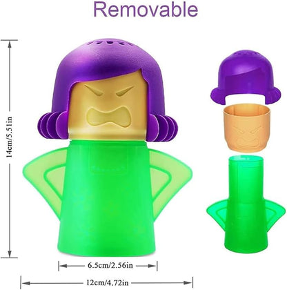 Microwave Cleaner Easily Crud in Minutes .Steam Cleans with Vinegar and Water for Kitchen Gifts (Color Random)