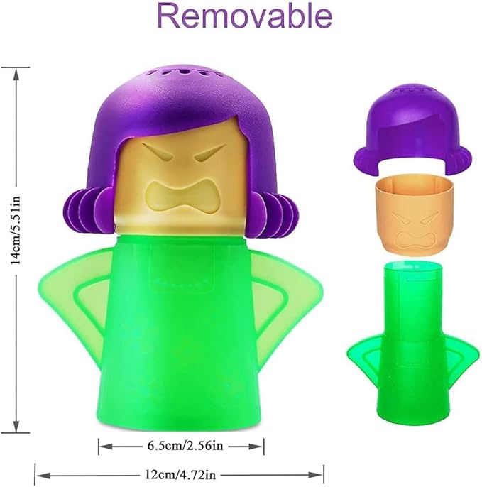 Microwave Cleaner Easily Crud in Minutes Steam Cleans with Vinegar and Water for Kitchen Gifts (Color Random)