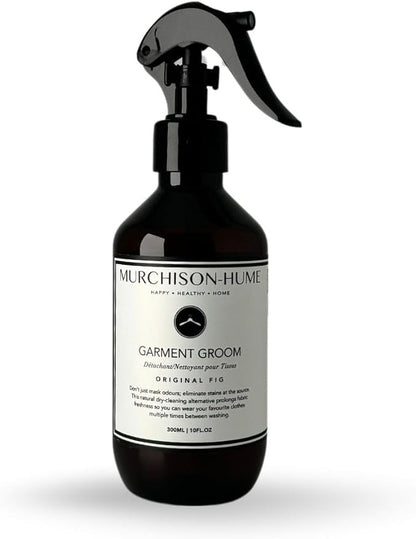 Murchison-Hume Garment Groom Fabric Freshener, Air Freshener, Odor Fighter, Laundry Treatment and Stain Remover, Original Fig