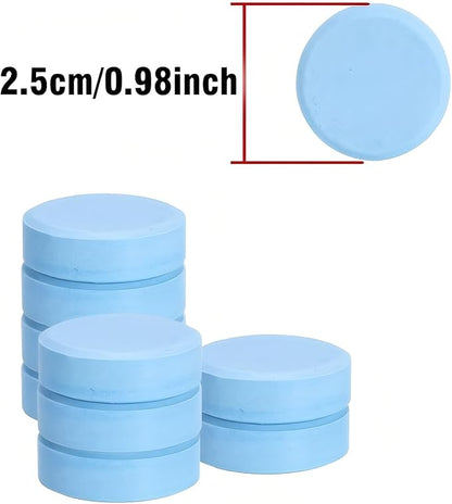 Automatic Toilet Bowl Cleaner Tablets White Toilet Tank Cleaners, Septic-Safe Hard Water Ring Stain Remover, Smell Eliminator Heavy Duty Toilet Cleaning & Deodorizer, Fresh Scent - 12 PACK