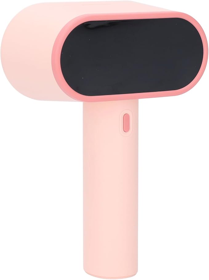 Electric Fabric Shaver Electric Lint Remover Fabric Shaver Dual Heads 4 Speeds 12 Blades Rechargeable Large Fuzz Remover for Clothes Couch Furniture Black (Pink)