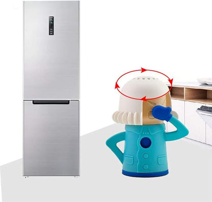 XSMENER Microwave Cleaner Angry Mom with Fridge Odor Absorber Cool Mom(2pcs) Cleaner Kitchen Gadget Tool Quickly removes stains and odors and Send a towel