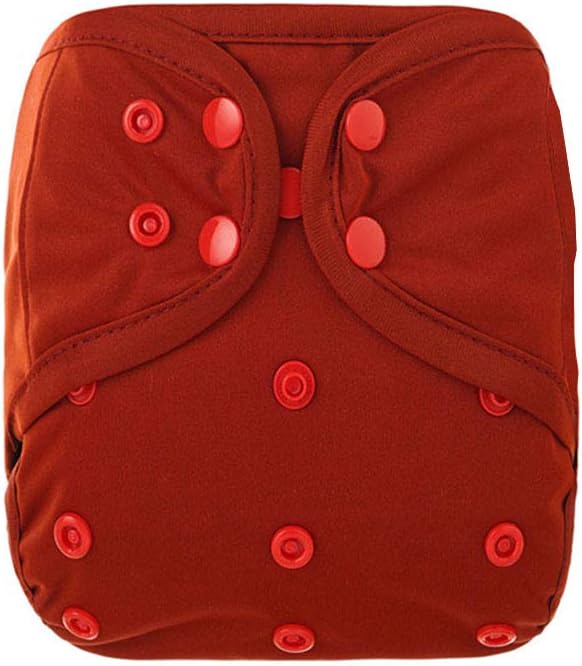 OsoCozy Newborn Reusable Cloth Diaper Covers - Adjustable Snap Fit & Double Leg Gussets for Baby Boys & Girls from 6-12 Pounds. Use with Prefold, Flat or Fitted Cloth Diapers or Snap-in Inserts
