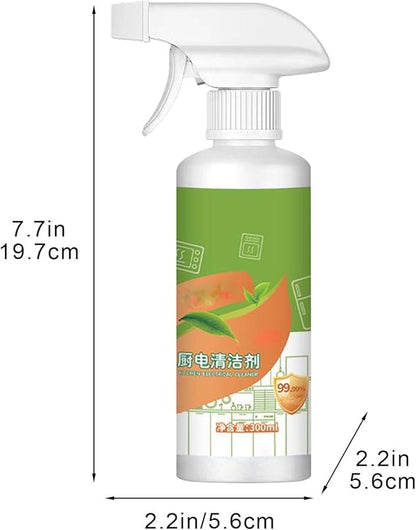 300ml Electrolyzed Ion Kitchen Cleaner, Electrolyte, Natural Formula, Multi-purpose Powerful Cleaning Spray, Effectively Removes Stains, Protects Kitchen Appliances