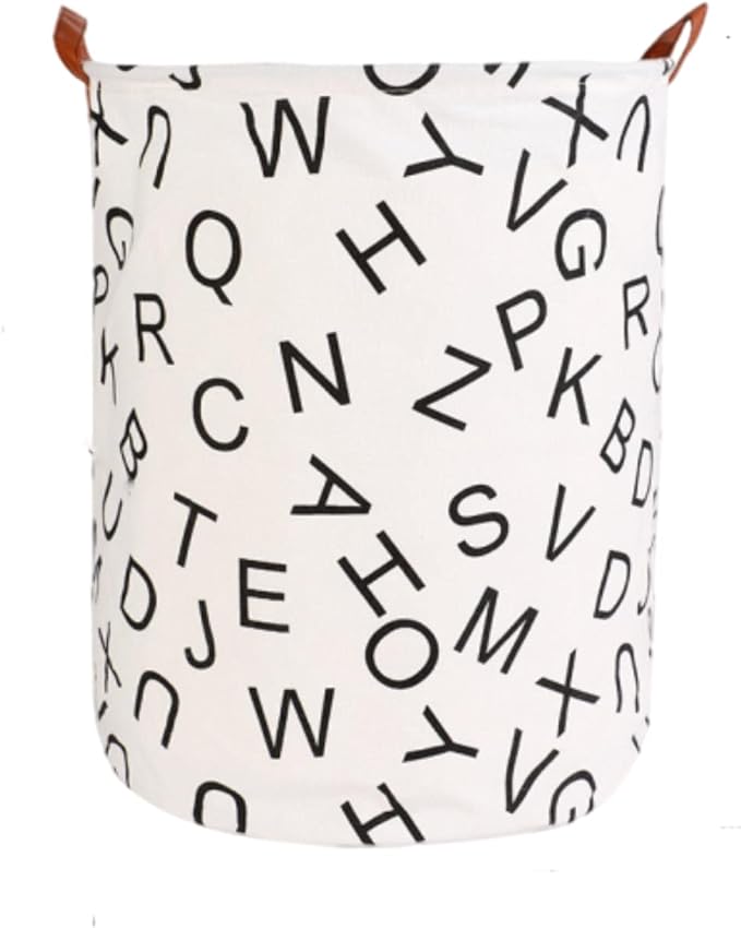 1PC Folding Laundry Basket Round Storage Bin Bag Large Hamper Collapsible Clothes Toy Basket Bucket Organizer Large Capacity