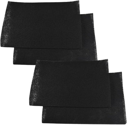 HQRP 4-Pack Activated Charcoal Filters Compatible with Kitchen Aid and Whirlpool Over the Range Microwave Hood Models W11213882 Replacement Air Filters for Microwave Oven