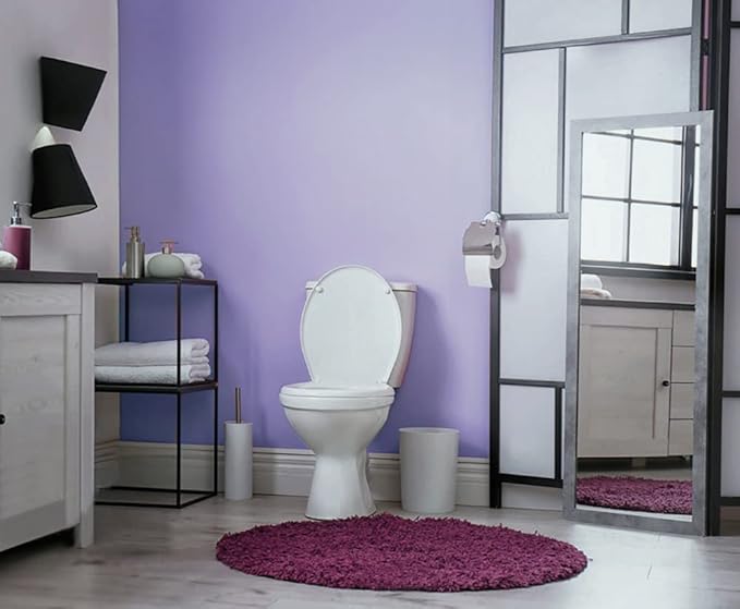 118"x17.7" Purple Wallpaper Solid Color Peel and Stick Wallpaper Purple Contact Paper Solid Color Self-Adhesive Removable Wall Paper for Wall Furniture Cabinet Covering Vinyl Rolls