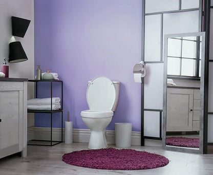 197"x17.7" Purple Peel and Stick Wallpaper Solid Color Wall Paper Contact Paper Self-Adhesive Removable Wallpaper for Wall Cabinet Covering Vinyl Rolls