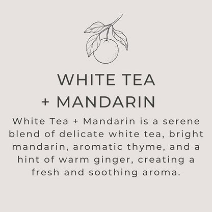 River Birch White Tea + Mandarin Scented Linen and Room Spray | Home Fragrance | 4 oz Glass Amber Bottle | Luxury Signature Scent | Handmade in Texas