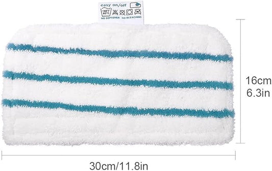 5 Pack Washable Microfiber Steam-Mop Cleaning Pads Compatible with All Black+Decker Steam Mops, SM1600, SM1610, SM1620, SM1630, SMH1621, HSMC1300FX, HSMC1321, HSMC1361SG