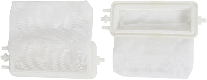 Ruilogod 2 Pcs Plastic Frame Nylon Filter Meshy Bags Holder for Washing Machine (id: 8fa 484 cc1 083 19d