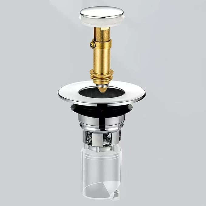 Press Bounce Basin Pop-up Drain Filter Bathroom Shower Sink Filter Plugs Hair Extension Bath Plugs Kitchen Accessories Drain Plugs