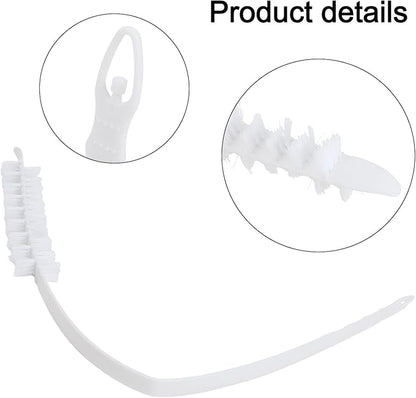 Washing Machine Cleaning Brush for Inner Cylinder, 60cm Flexible Nylon Lint Removal Tool for Drum Washer Exhaust Port and Hard to Reach Areas, White