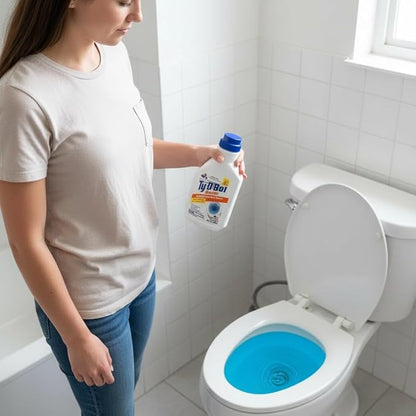 Automatic Toilet Bowl Cleaner Liquid – In-Tank Toilet Cleaner, Original Blue Formula, Long-Lasting Freshness, 10 oz