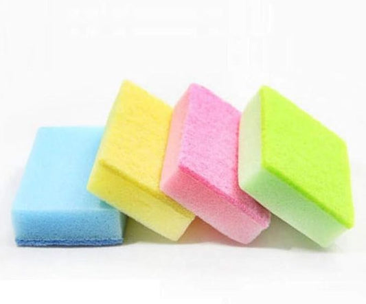 10 Pack Cleaning Sponges, Durable Heavy Duty Natural Dish Sponge,Dual Sided Cellulose Nonscratch Scrub Sponges for Household Scrubbing Cookware Washing Dishwashing Kitchen Bathroom