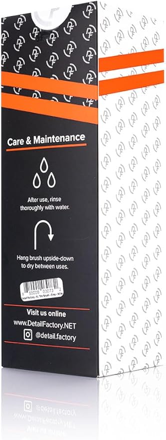 Detail Factory - ProGrip XL Tire Brush - Ergonomic ProGrip Handle - Stiff Synthetic Bristles to Cut Through Grime - Grey and Black