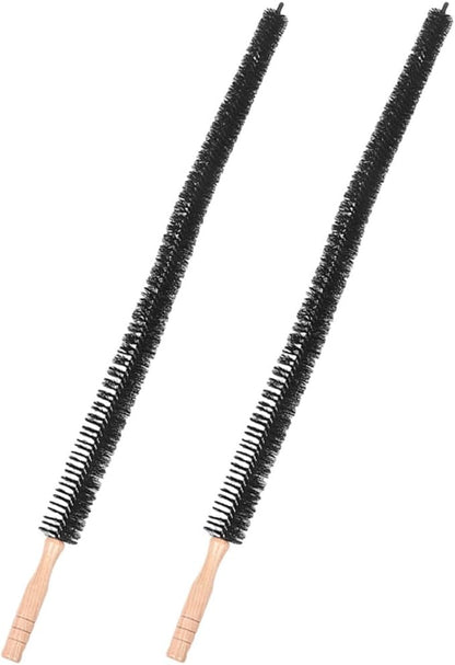 2pcs Washing Machine Cleaner Brush and Dryer Vent Lint Brush Set Long Handle for Washer Tub Dryer Ducts and Refrigerator Coils Multi-Purpose Household Cleaning Tools