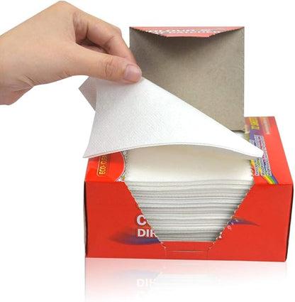 Dye Trapping Sheets 72 Count, Color Absorber Laundry Sheets, Prevent Light Colored Clothes from Being Dyed