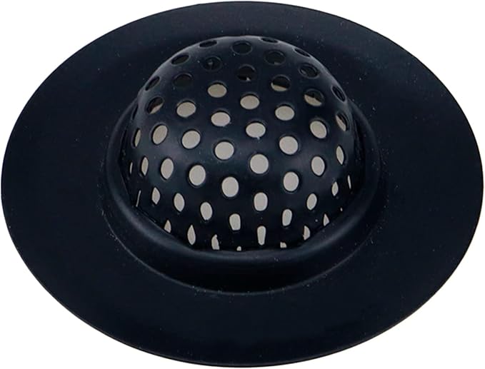 Antrader Kitchen Sink Strainer ,2.17" Top / 1.18" Basket,Stainless Steel Sink Drain Strainer,Black,2 Pack