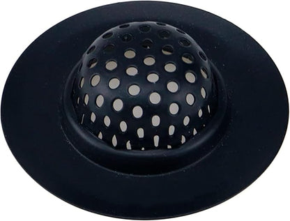 Antrader Kitchen Sink Strainer ,2.17" Top / 1.18" Basket,Stainless Steel Sink Drain Strainer,Black,2 Pack