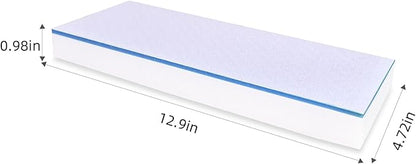 Magic Sponges Eraser Mop Pads,Melamine Sponge Cleaning Pad Mop Refill for Kitchen Bathroom Swimming Pool Boat (12.9x4.72x0.98in)