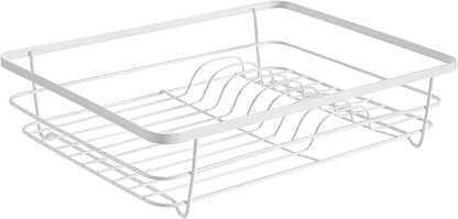Dish Drying Rack 3 Piece Dish Drainer with Drainboard Set for Kitchen Counter ✅– Dish Rack with Removable Utensil Holder & Swivel Spout for Countertop ✅– DishRack for Plates, Cups & More, White