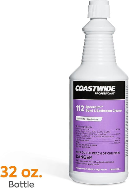 Professional Spectrum Restroom Cleaner Bowl Cleaner, 32 Oz.