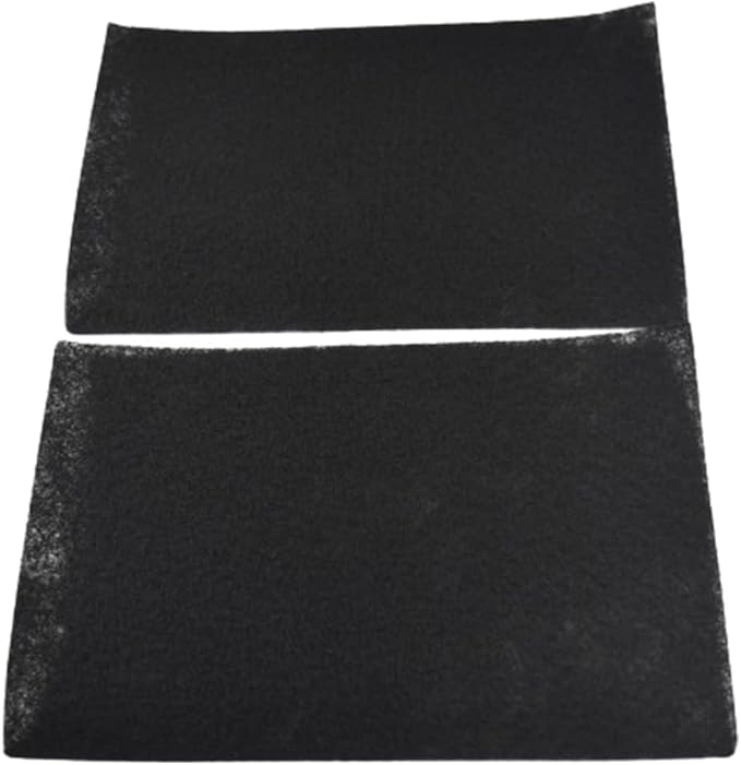 HQRP 2-Pack Activated Charcoal Filters Compatible with Kitchen Aid and Whirlpool Over the Range Microwave Hood Models W11213882 Replacement Air Filters for Microwave Oven