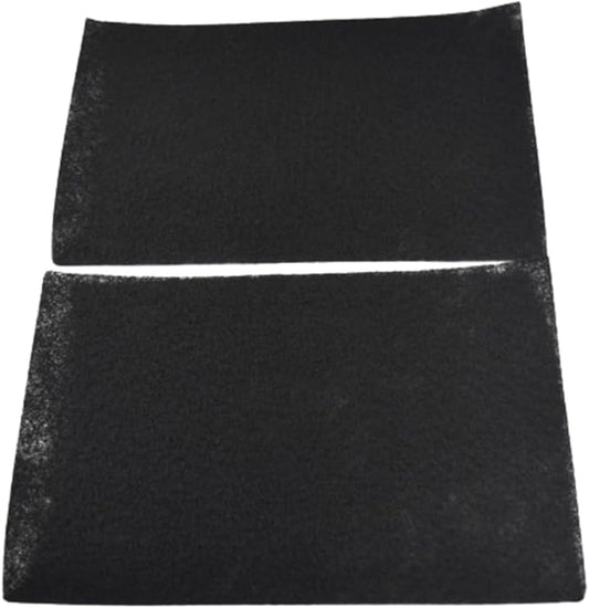 HQRP 2-Pack Activated Charcoal Filters Compatible with Kitchen Aid and Whirlpool Over the Range Microwave Hood Models W11213882 Replacement Air Filters for Microwave Oven