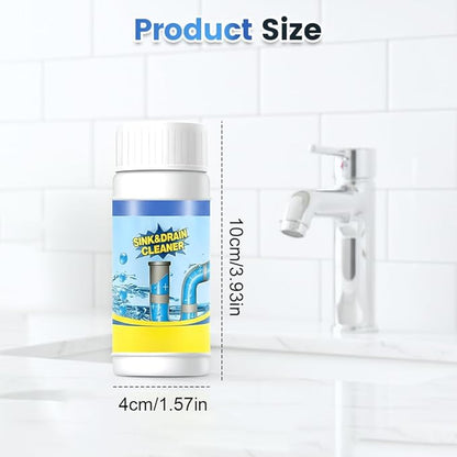 Sink and Drain Cleaner, Multi-functional Pipeline Dredging Agent, Sink Drain Cleaning Powder for Kitchen,Bathroom,Toilet,Pipe Maintenance (1)