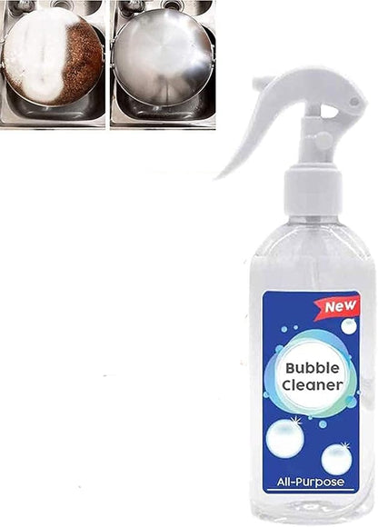 Kitchen All-Purpose Bubble Cleaner, Foam Spray Grease Cleaner,Multi-Function Cleaning Agent with Lavender Scent, Bathroom Rinse New Cleaner Free Kitchen Bubble Cleaner (100ml)