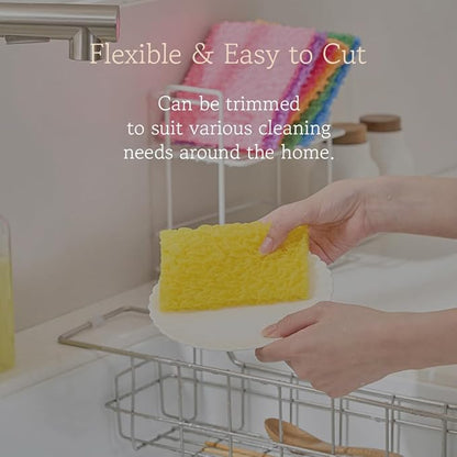 Korean Bubble Mesh Dish Scrubber, 8-Pack – Non-Scratch Kitchen Sponges, Quick-Drying Mesh Cleaning Cloths for Daily Dishwashing